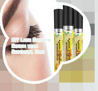 Essential oil eyelash serum